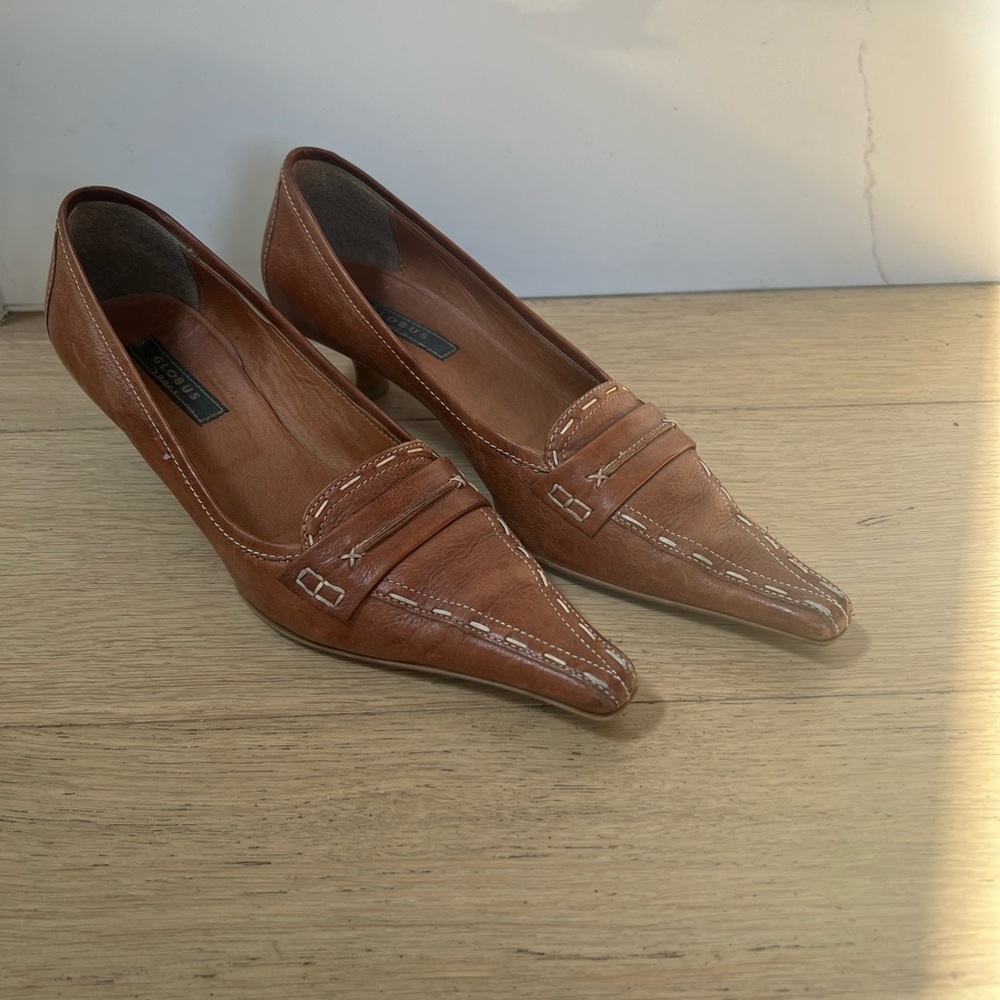Calf-leather shoes